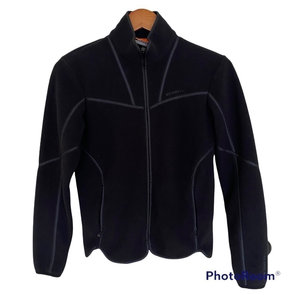 Merrell  Aeroblock Black Fleece Jacket, Size X Small